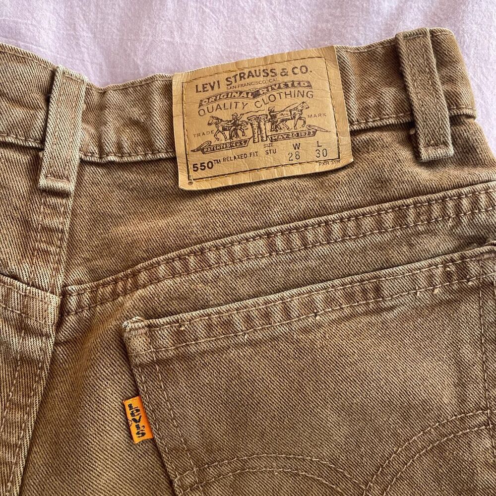 Levi-s Women's Tan and Brown Jeans